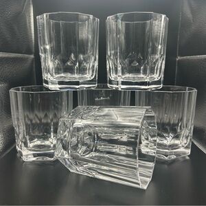 Nachtmann Alexandra Old Fashioned Glass 2320017 Set Of 5 RARE Heavy